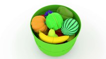 Learn Names of Fruits and Vegetables with Toy Velcro Cutting Fruits and Vegetables