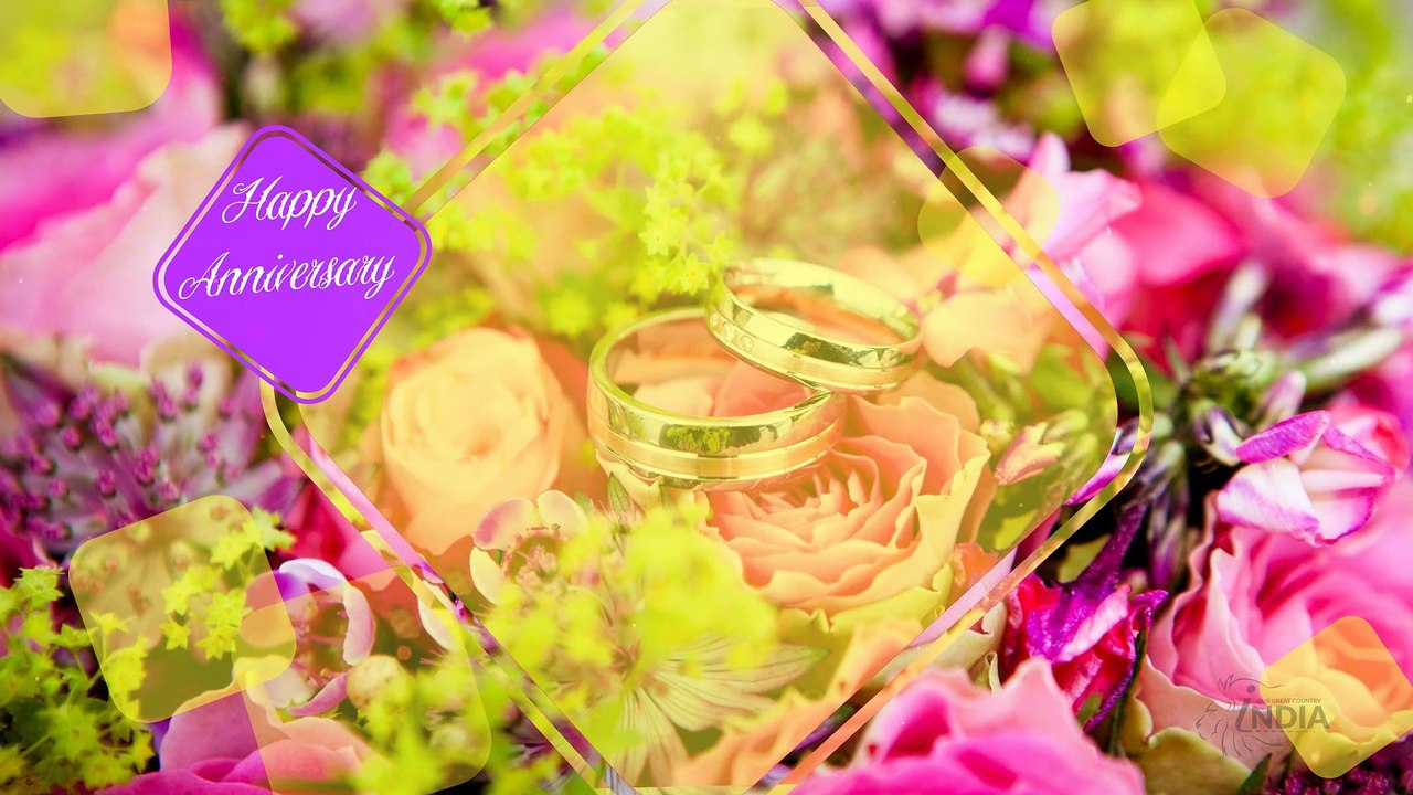 Happy 25th Wedding Anniversary Best Wishes Video Greeting