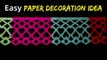 Easy Paper Decoration for Ganpati | Ganesh Chaturthi Craft Ideas | Paper Decoration Ideas for Ganpati Utsav At Home | Ganesh Chaturthi 2020