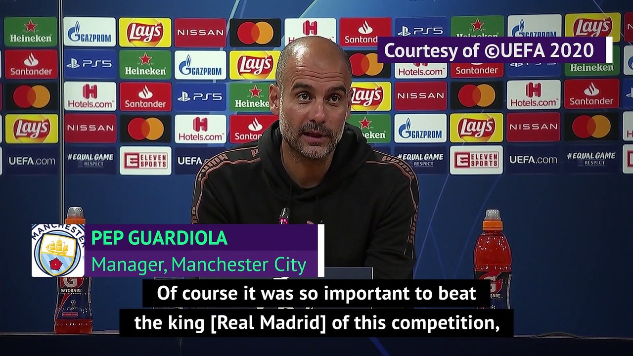 Important to have beaten UCL 'kings' Real Madrid - Guardiola
