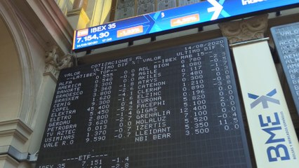 El Ibex 35 pierde los 7.200 puntos pero sube un 2,93 % en la semana