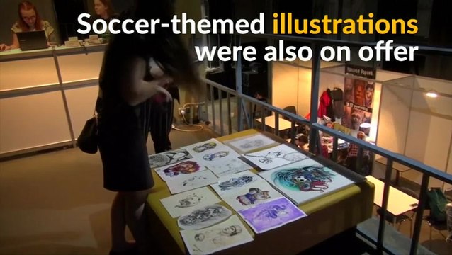 Soccer-themed tattoo frenzy grips Russia