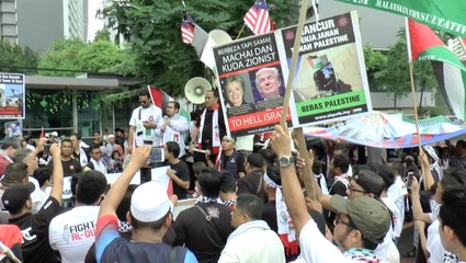 Download Video: Muslims rally in KL to condemn Zionist regime