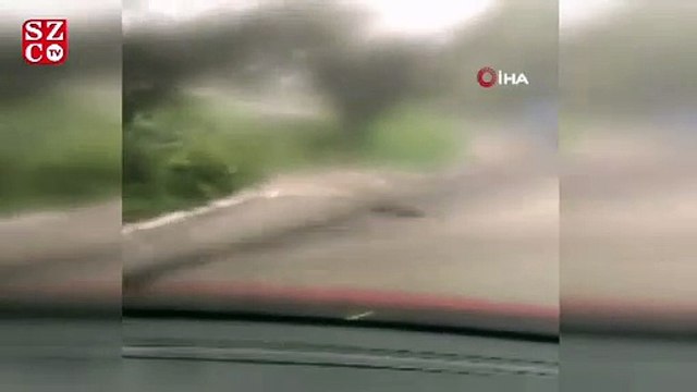 Son anlarını böyle kayda aldı