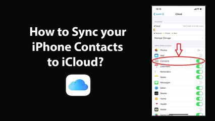How to Sync your iPhone Contacts to iCloud?