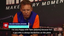 Nagelsmann full of praise for Tyler Adams after QF winner