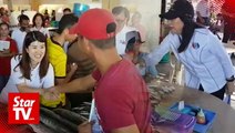 Sandakan by-election: Candidates connect with voters during walkabout