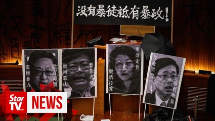 Inside HK's legislature after protesters storm the building