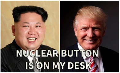 Trump says his nuclear button is 'bigger' than North Korea's
