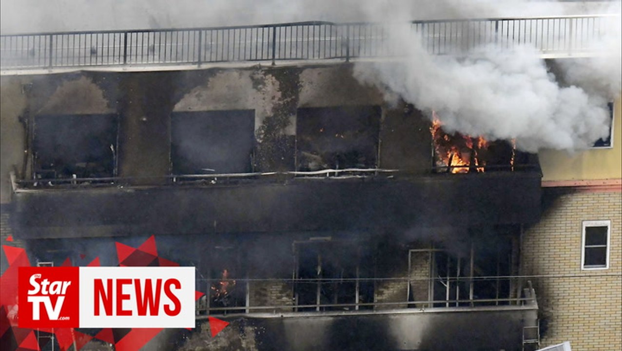 At least 33 feared dead after suspected arson attack on Japanese animation studio