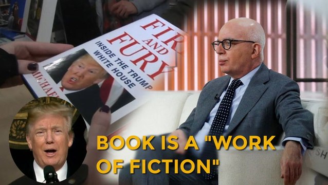 Trump defends mental state, says book 'work of fiction'