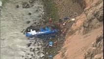 Bus careens off cliff in Peru, at least 36 killed