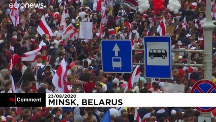 Thousands protest in Minsk against Lukashenko election
