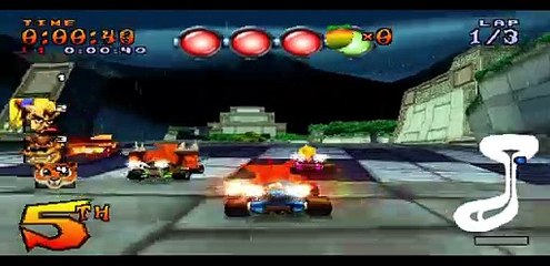 Crash CTR - Tiger Temple - PLAYSTATION SONY