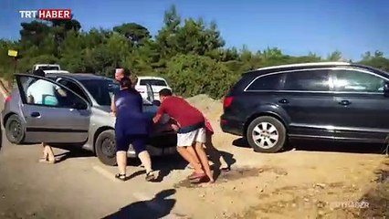 İzmir Seferihisar'da korkutan yangın