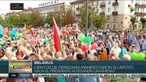 Belarús: partidarios de Lukashenko rechazaron injerencias extranjeras