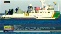 España: rescatan a 50 migrantes al sur de Gran Canaria
