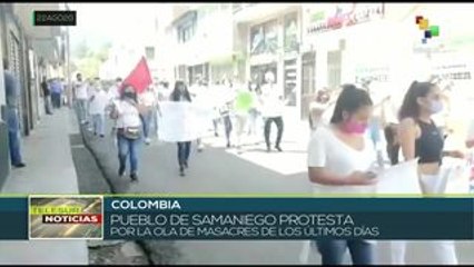 Colombia: habitantes de Samaniego piden fin a las masacres