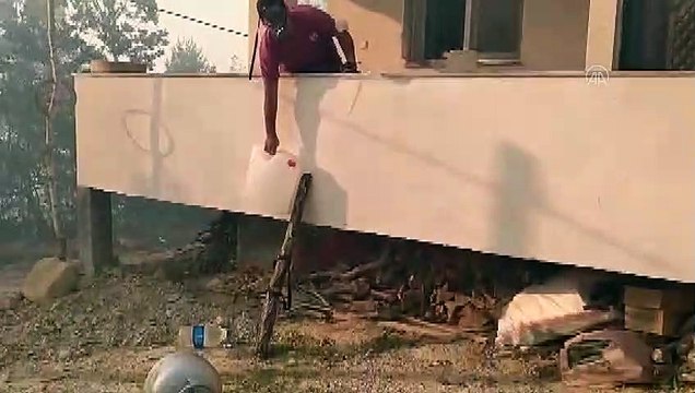 Kozan'daki orman yangını - Bazı evler tahliye edildi - ADANA