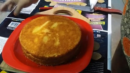 My Cakes And  Icing -Aplying Cream On cakes-Deedhi's Kitchen_HD