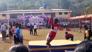 Rope Mallakhamb - Goa Nationals - Tamizhan Mallakhamb Sports Academy