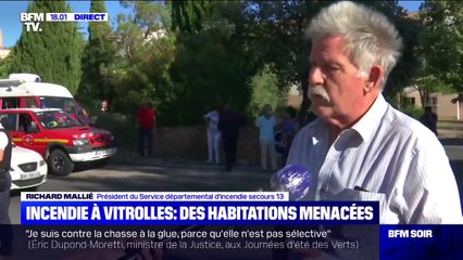 Descargar video: Incendie à Vitrolles: le président du SDIS 13 annonce que 