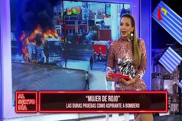 Mujeres de Rojo: las duras pruebas que pasa una aspirante a bombero