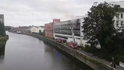 La Dorcas brûle à Tournai