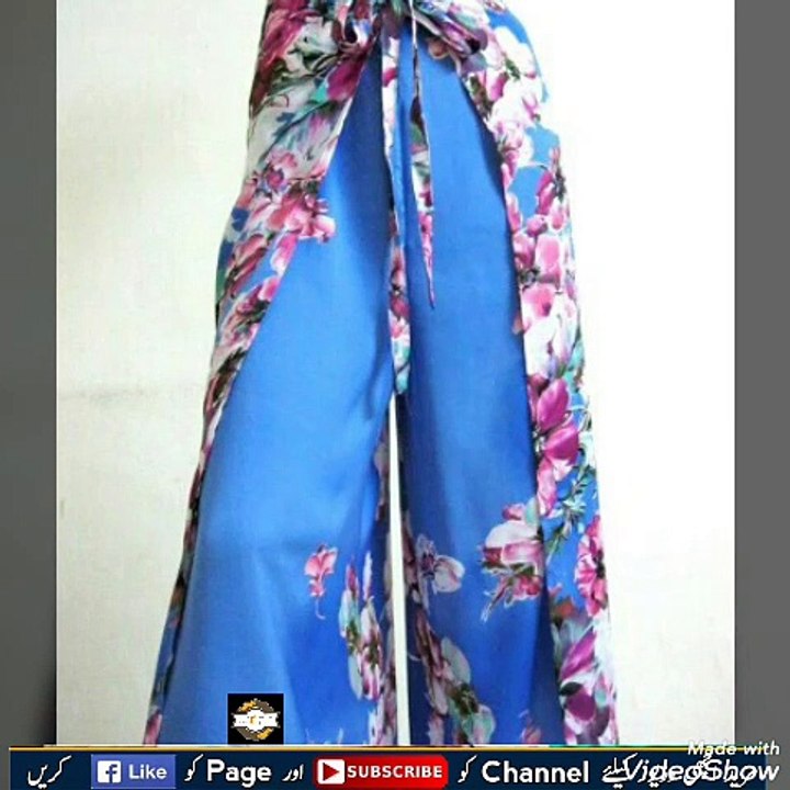 Ladies new plazo styling for girls (20_2021)