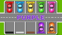 Learn Colors with Car Parking Cars Toys - Colours for Children
