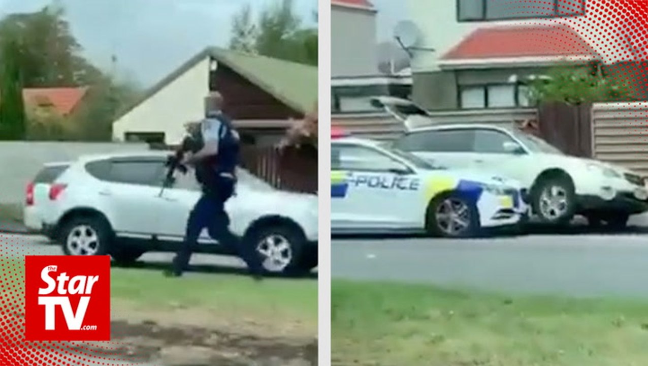 Four detained after mosque shootings in New Zealand