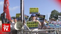 Protesters in Hong Kong rally against law allowing extraditions to China