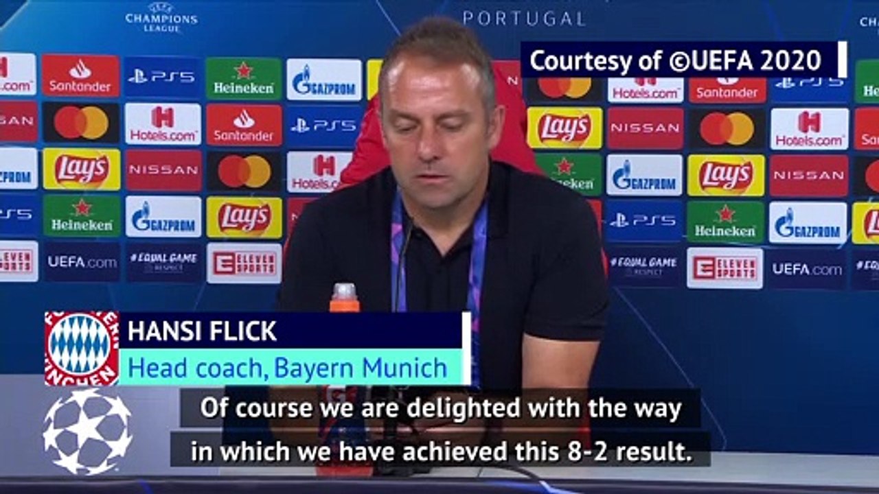 Bayern still have a job to do despite crushing Barca - Flick