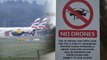 'Deliberate' drone flights cripple London airport