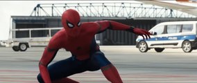 Spiderman Vs Captain America  _ Airport Battle Scene // Captain America Civil War (2016) Movie clip HD