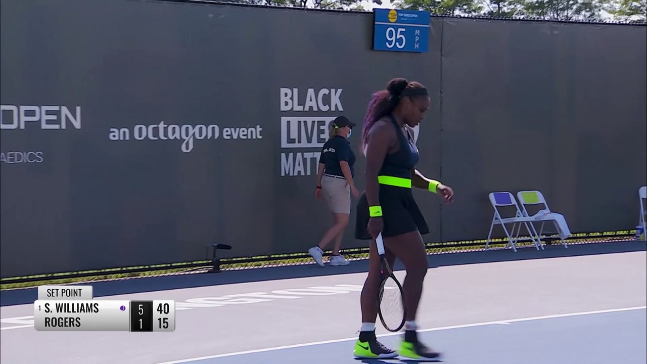 Serena beaten by Rogers in Kentucky