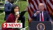'Ask China' - Trump abruptly ends briefing after heated exchange with reporter