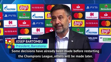 Decisions have been made - Bartomeu warns Setien