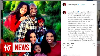 Kobe Bryant's widow sets up victims relief fund