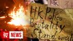 HK protesters vent anger over shooting