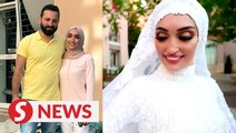 Beirut bride happy to be alive after blast cuts short wedding video