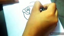 Rose drawing || Shading || drawing || How to draw rose step-by-step || by Aryan Art