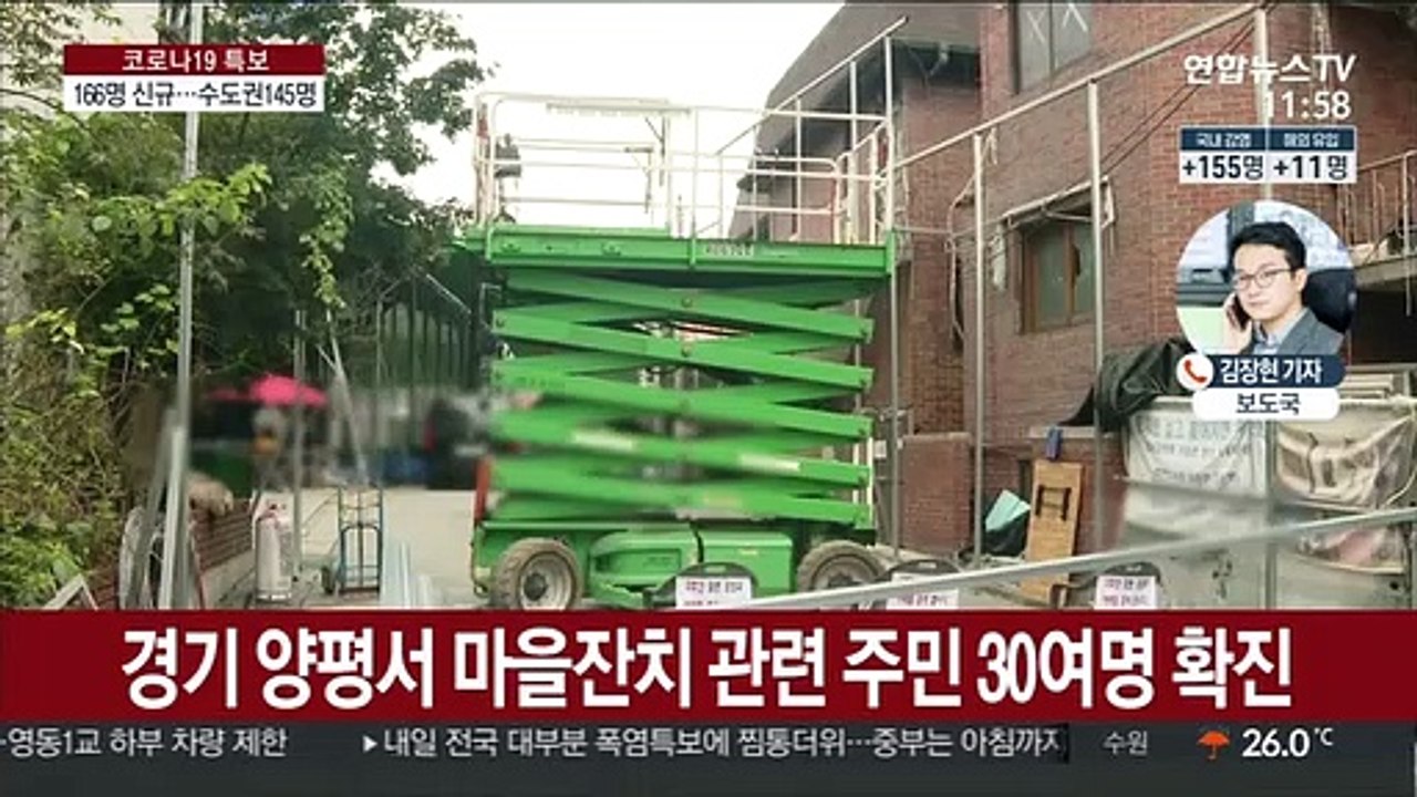 166명 신규 확진…수도권 거리두기 2단계 논의