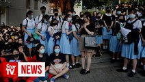 Hundreds protest after HK policeman shoots teenage protester in the chest