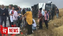 One Malaysian killed, 10 hurt in Turkey bus crash