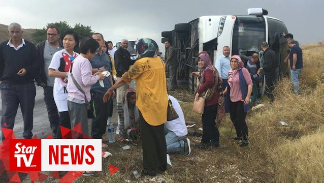 One Malaysian killed, 10 hurt in Turkey bus crash
