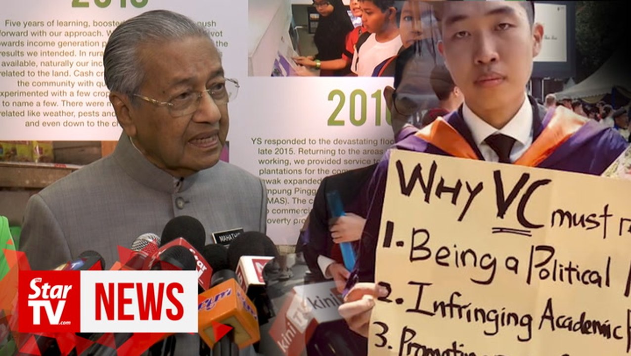 Dr M: A convocation ceremony is not the right place to protest