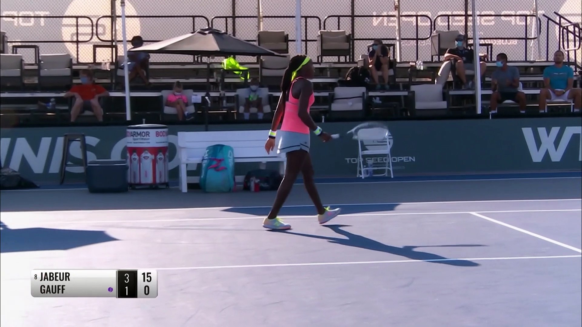 Jabeur Vs Gauff : Ons Jabeur Vs Coco Gauff 2021 Charleston