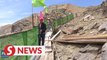 Repair starts on a 2,000-year-old section of Great Wall in Inner Mongolia