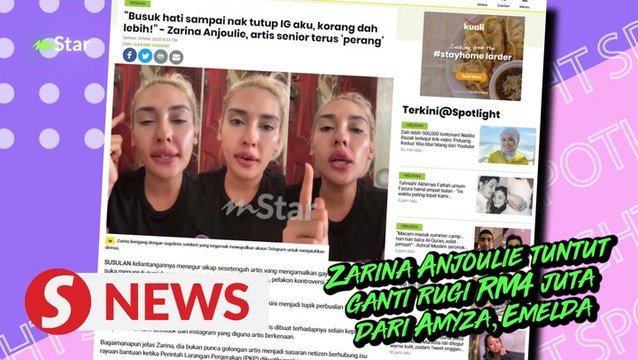 Court sets July 10 to hear actresses Zarina and Amyza’s defamation case